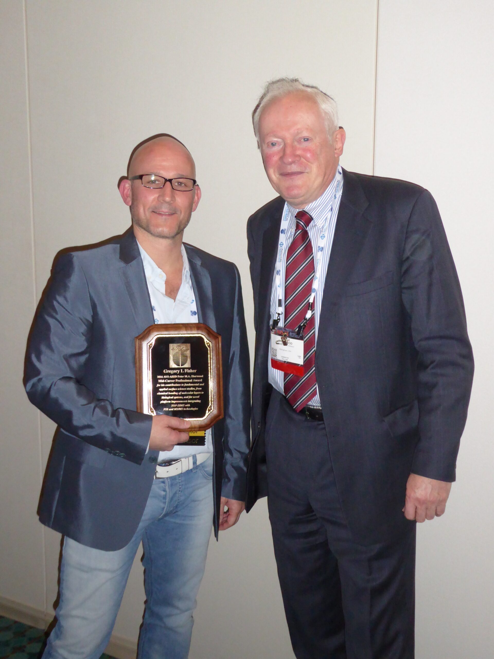 Greg Fisher receives and International Award